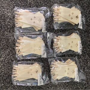 BRUBAKER Fan Blades Replacement Kit set of 6 Christmas Pyramid - Natural Brown